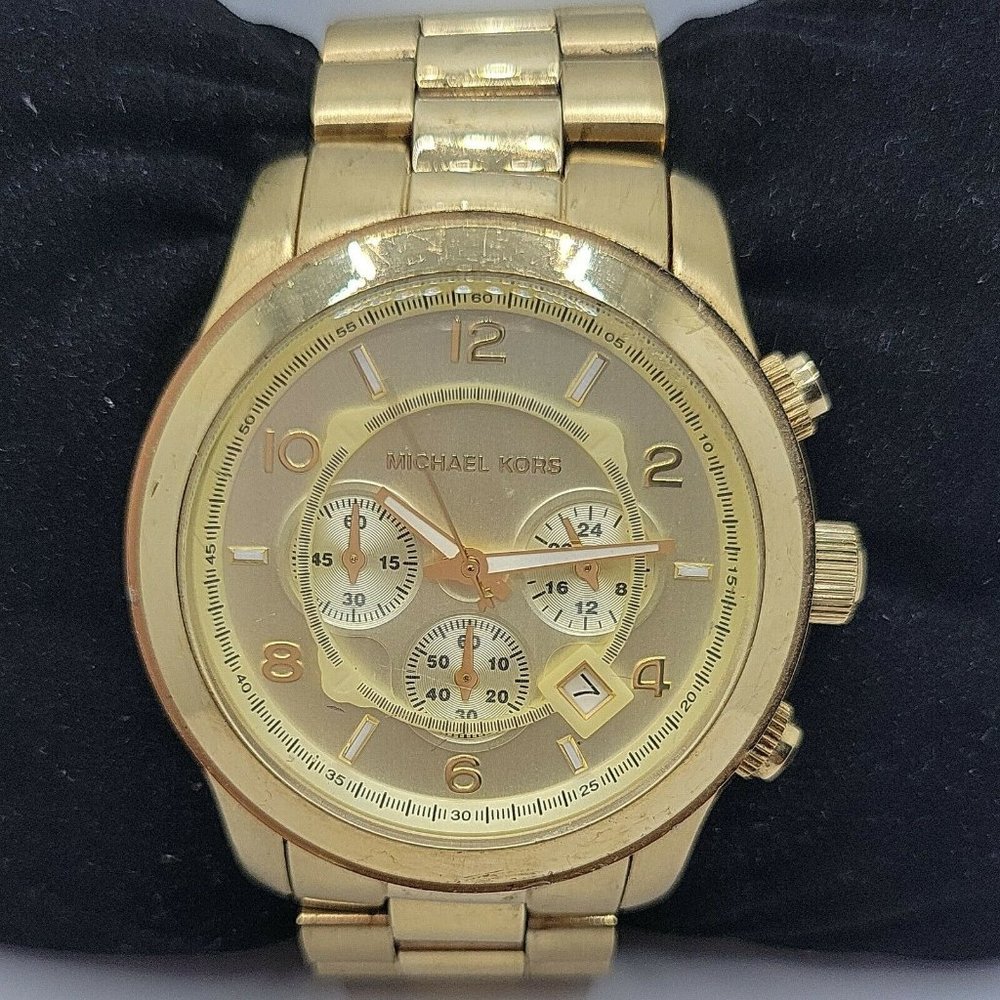 MICHAEL KORS Runway MK8077 Men's Stainless Steel A